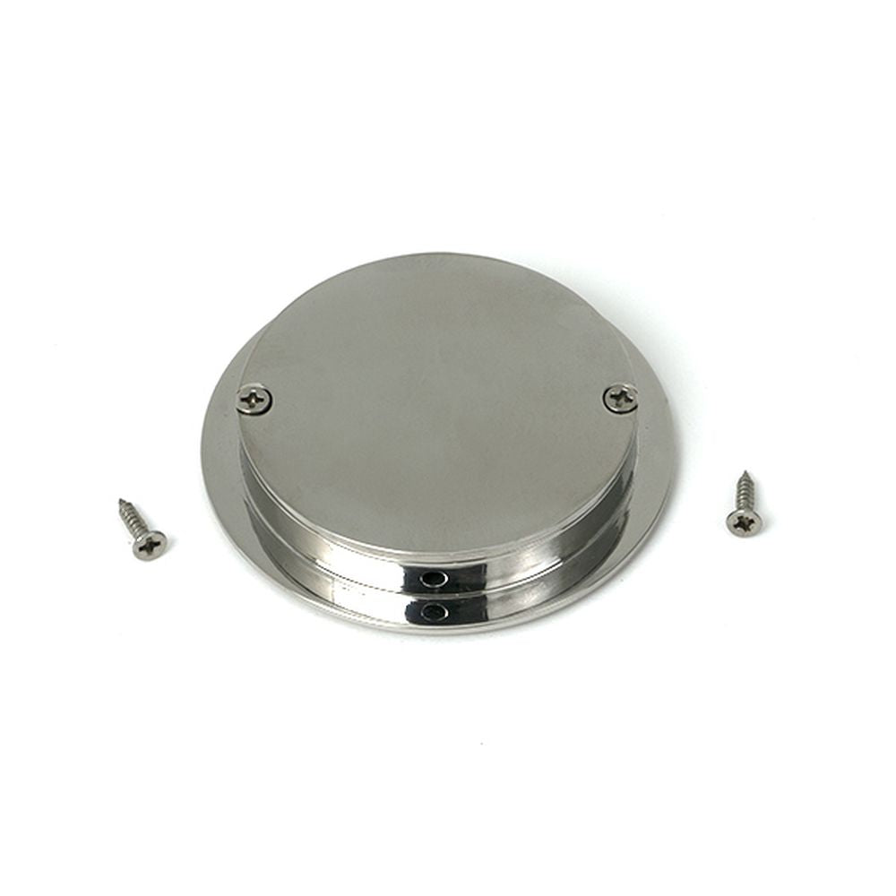 High quality images of the From The Anvil - Polished Marine SS (316) 75mm Plain Round Pull | Sku. Anvil-52511 | available to order from Trade Door Handles, quick delivery at discounted prices.