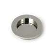 High quality images of the From The Anvil - Polished Marine SS (316) 75mm Plain Round Pull | Sku. Anvil-52511 | available to order from Trade Door Handles, quick delivery at discounted prices.