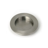 High quality images of the From The Anvil - Satin Marine SS (316) 75mm Plain Round Pull | Sku. Anvil-52512 | available to order from Trade Door Handles, quick delivery at discounted prices.