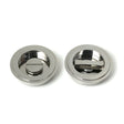 High quality images of the From The Anvil - Polished Marine SS (316) 60mm Art Deco Round Pull - Privacy Set | Sku. Anvil-52513 | available to order from Trade Door Handles, quick delivery at discounted prices.