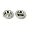 High quality images of the From The Anvil - Polished Marine SS (316) 75mm Art Deco Round Pull - Privacy Set | Sku. Anvil-52515 | available to order from Trade Door Handles, quick delivery at discounted prices.