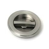 High quality images of the From The Anvil - Satin Marine SS (316) 75mm Art Deco Round Pull - Privacy Set | Sku. Anvil-52516 | available to order from Trade Door Handles, quick delivery at discounted prices.