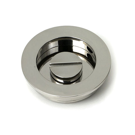 High quality images of the From The Anvil - Polished Marine SS (316) 60mm Plain Round Pull - Privacy Set | Sku. Anvil-52517 | available to order from Trade Door Handles, quick delivery at discounted prices.