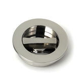 High quality images of the From The Anvil - Polished Marine SS (316) 60mm Plain Round Pull - Privacy Set | Sku. Anvil-52517 | available to order from Trade Door Handles, quick delivery at discounted prices.