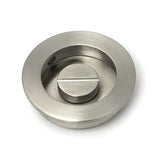 High quality images of the From The Anvil - Satin Marine SS (316) 60mm Plain Round Pull - Privacy Set | Sku. Anvil-52518 | available to order from Trade Door Handles, quick delivery at discounted prices.