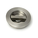 High quality images of the From The Anvil - Satin Marine SS (316) 60mm Plain Round Pull - Privacy Set | Sku. Anvil-52518 | available to order from Trade Door Handles, quick delivery at discounted prices.