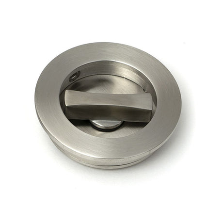 High quality images of the From The Anvil - Satin Marine SS (316) 60mm Plain Round Pull - Privacy Set | Sku. Anvil-52518 | available to order from Trade Door Handles, quick delivery at discounted prices.