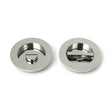 High quality images of the From The Anvil - Polished Marine SS (316) 75mm Plain Round Pull - Privacy Set | Sku. Anvil-52519 | available to order from Trade Door Handles, quick delivery at discounted prices.