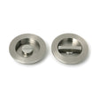 High quality images of the From The Anvil - Satin Marine SS (316) 75mm Plain Round Pull - Privacy Set | Sku. Anvil-52520 | available to order from Trade Door Handles, quick delivery at discounted prices.