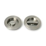 High quality images of the From The Anvil - Satin Marine SS (316) 75mm Plain Round Pull - Privacy Set | Sku. Anvil-52520 | available to order from Trade Door Handles, quick delivery at discounted prices.