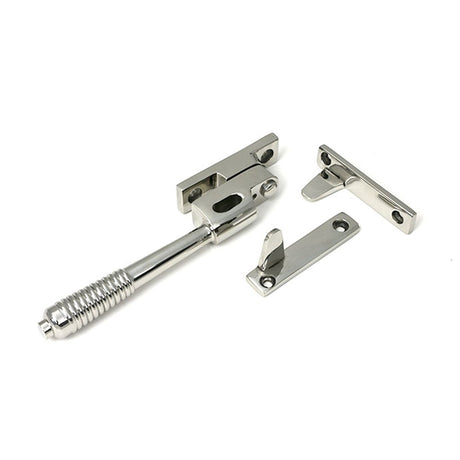 High quality images of the From The Anvil - Polished Marine SS (316) Night-Vent Locking Reeded Fastener | Sku. Anvil-52527 | available to order from Trade Door Handles, quick delivery at discounted prices.