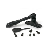 High quality images of the From The Anvil - Matt Black Locking Reeded Fastener | Sku. Anvil-52529 | available to order from Trade Door Handles, quick delivery at discounted prices.