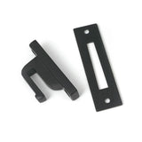 High quality images of the From The Anvil - Matt Black Locking Reeded Fastener | Sku. Anvil-52529 | available to order from Trade Door Handles, quick delivery at discounted prices.