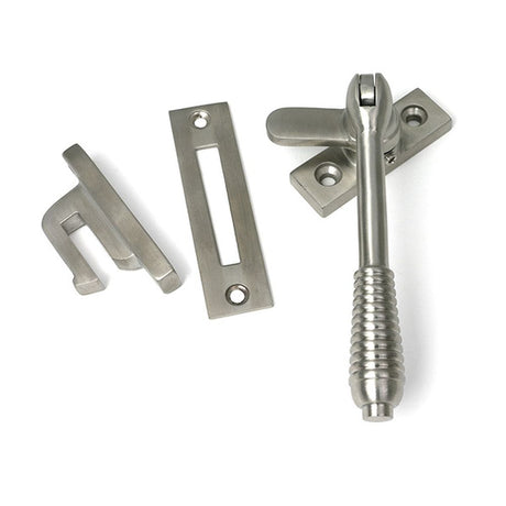 High quality images of the From The Anvil - Satin Marine SS (316) Locking Reeded Fastener | Sku. Anvil-52532 | available to order from Trade Door Handles, quick delivery at discounted prices.
