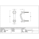 High quality images of the From The Anvil - Matt Black Doctors Door Knocker | Sku. Anvil-52534 | available to order from Trade Door Handles, quick delivery at discounted prices.