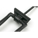 High quality images of the From The Anvil - Matt Black Slimline Art Deco Door Knocker | Sku. Anvil-52535 | available to order from Trade Door Handles, quick delivery at discounted prices.