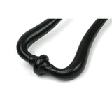 High quality images of the From The Anvil - Matt Black Slimline Art Deco Door Knocker | Sku. Anvil-52535 | available to order from Trade Door Handles, quick delivery at discounted prices.