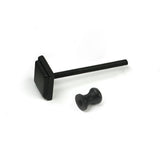 High quality images of the From The Anvil - Matt Black Slimline Art Deco Door Knocker | Sku. Anvil-52535 | available to order from Trade Door Handles, quick delivery at discounted prices.