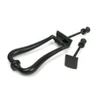 High quality images of the From The Anvil - Matt Black Slimline Art Deco Door Knocker | Sku. Anvil-52535 | available to order from Trade Door Handles, quick delivery at discounted prices.