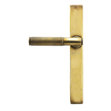 High quality images of the From The Anvil - Aged Brass Brompton Slimline Lever Espag. Latch Set | Sku. Anvil-52536 | available to order from Trade Door Handles, quick delivery at discounted prices.