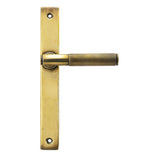 High quality images of the From The Anvil - Aged Brass Brompton Slimline Lever Espag. Latch Set | Sku. Anvil-52536 | available to order from Trade Door Handles, quick delivery at discounted prices.