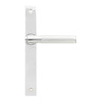 High quality images of the From The Anvil - Polished Chrome Brompton Slimline Lever Espag. Latch Set | Sku. Anvil-52537 | available to order from Trade Door Handles, quick delivery at discounted prices.