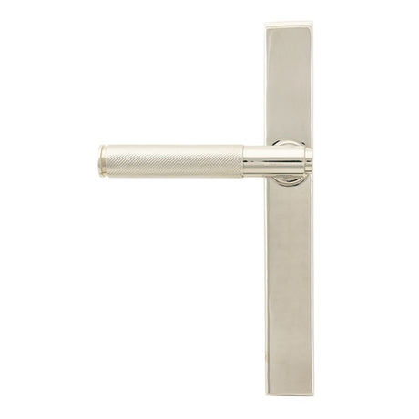 High quality images of the From The Anvil - Polished Nickel Brompton Slimline Lever Espag. Latch Set | Sku. Anvil-52538 | available to order from Trade Door Handles, quick delivery at discounted prices.