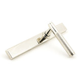 High quality images of the From The Anvil - Polished Nickel Brompton Slimline Lever Espag. Latch Set | Sku. Anvil-52538 | available to order from Trade Door Handles, quick delivery at discounted prices.