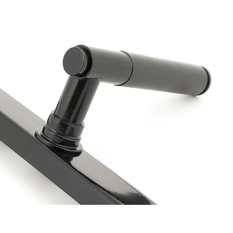 High quality images of the From The Anvil - Black Brompton Slimline Lever Espag. Latch Set | Sku. Anvil-52539 | available to order from Trade Door Handles, quick delivery at discounted prices.