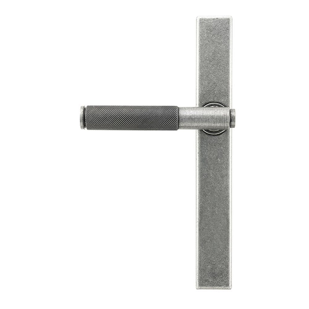 High quality images of the From The Anvil - Pewter Brompton Slimline Lever Espag. Latch Set | Sku. Anvil-52541 | available to order from Trade Door Handles, quick delivery at discounted prices.