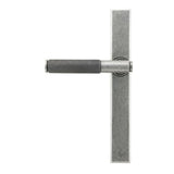 High quality images of the From The Anvil - Pewter Brompton Slimline Lever Espag. Latch Set | Sku. Anvil-52541 | available to order from Trade Door Handles, quick delivery at discounted prices.