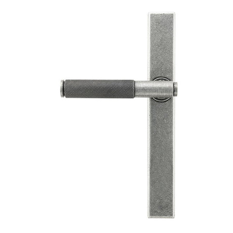 High quality images of the From The Anvil - Pewter Brompton Slimline Lever Espag. Latch Set | Sku. Anvil-52541 | available to order from Trade Door Handles, quick delivery at discounted prices.