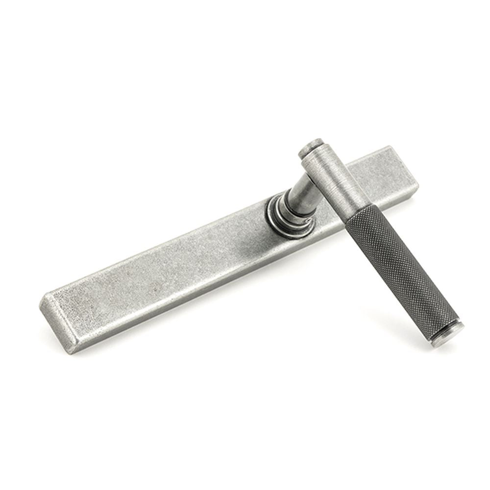 High quality images of the From The Anvil - Pewter Brompton Slimline Lever Espag. Latch Set | Sku. Anvil-52541 | available to order from Trade Door Handles, quick delivery at discounted prices.