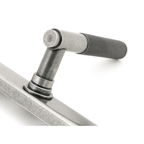 High quality images of the From The Anvil - Pewter Brompton Slimline Lever Espag. Latch Set | Sku. Anvil-52541 | available to order from Trade Door Handles, quick delivery at discounted prices.