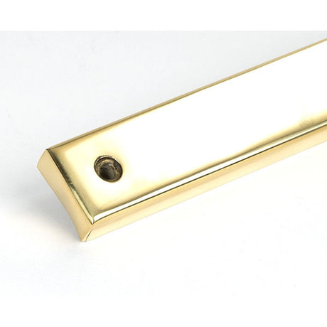 High quality images of the From The Anvil - Polished Brass Brompton Slimline Lever Espag. Latch Set | Sku. Anvil-52542 | available to order from Trade Door Handles, quick delivery at discounted prices.
