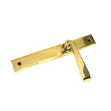 High quality images of the From The Anvil - Polished Brass Avon Slimline Lever Espag. Latch Set | Sku. Anvil-52543 | available to order from Trade Door Handles, quick delivery at discounted prices.