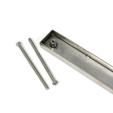 High quality images of the From The Anvil - Polished Marine SS (316) Slimline External Blank Plate (Each) | Sku. Anvil-52570 | available to order from Trade Door Handles, quick delivery at discounted prices.