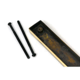 High quality images of the From The Anvil - Aged Brass Slimline External Blank Plate (Each) | Sku. Anvil-52573 | available to order from Trade Door Handles, quick delivery at discounted prices.