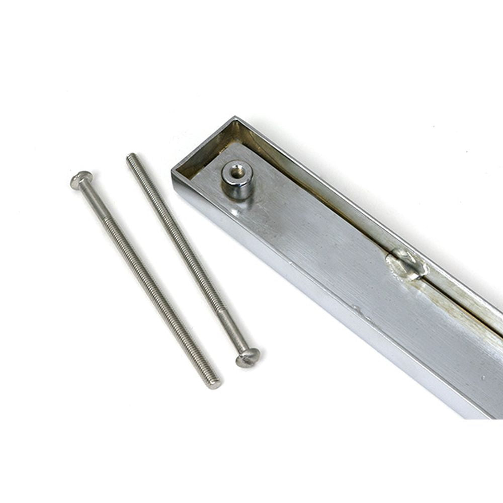 High quality images of the From The Anvil - Polished Chrome Slimline External Blank Plate (Each) | Sku. Anvil-52575 | available to order from Trade Door Handles, quick delivery at discounted prices.