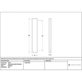 High quality images of the From The Anvil - Satin Brass Slimline External Blank Plate (Each) | Sku. Anvil-52576 | available to order from Trade Door Handles, quick delivery at discounted prices.