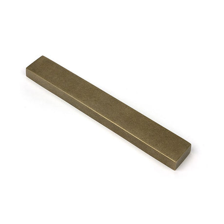 High quality images of the From The Anvil - Burnished Brass Slimline External Blank Plate (Each) | Sku. Anvil-52577 | available to order from Trade Door Handles, quick delivery at discounted prices.