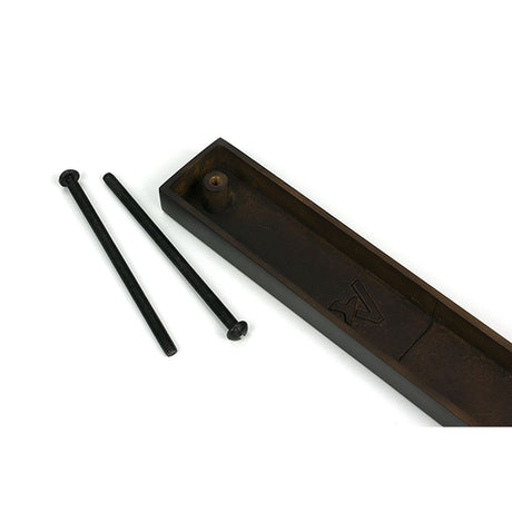 High quality images of the From The Anvil - Aged Bronze Slimline External Blank Plate (Each) | Sku. Anvil-52578 | available to order from Trade Door Handles, quick delivery at discounted prices.