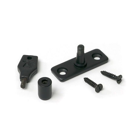 High quality images of the From The Anvil - Matt Black Locking Stay Pin | Sku. Anvil-52581 | available to order from Trade Door Handles, quick delivery at discounted prices.