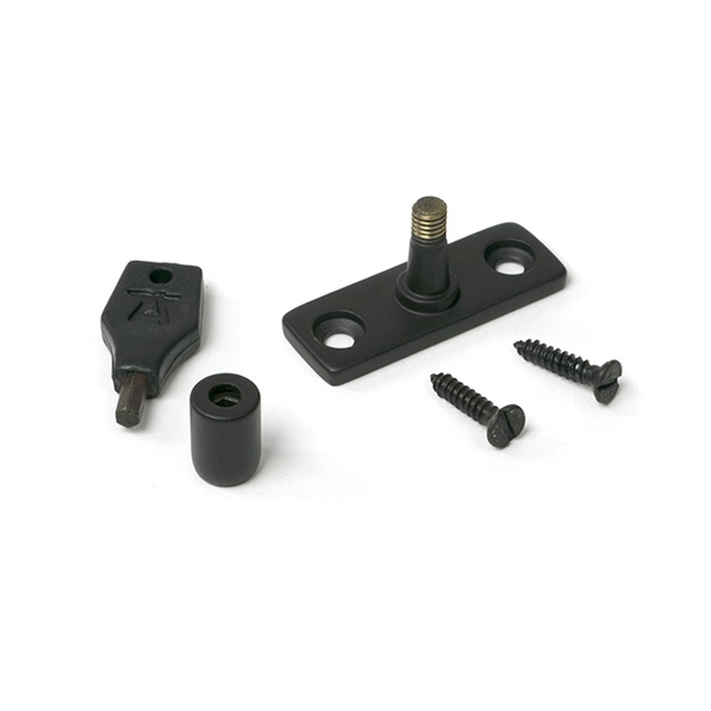 High quality images of the From The Anvil - Aged Bronze Locking Stay Pin | Sku. Anvil-52586 | available to order from Trade Door Handles, quick delivery at discounted prices.