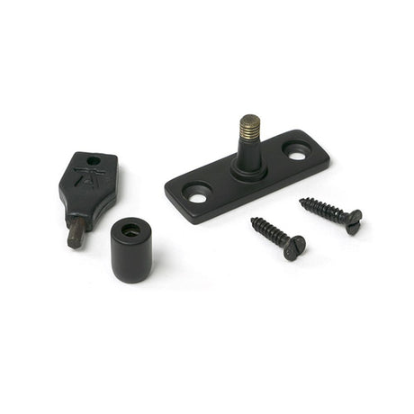 High quality images of the From The Anvil - Aged Bronze Locking Stay Pin | Sku. Anvil-52586 | available to order from Trade Door Handles, quick delivery at discounted prices.