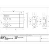 High quality images of the From The Anvil - 2mm Intumescent Pack for Anvil 4" & 5" Heavy Duty Deadbolts (FD 60) | Sku. Anvil-52597 | available to order from Trade Door Handles, quick delivery at discounted prices.