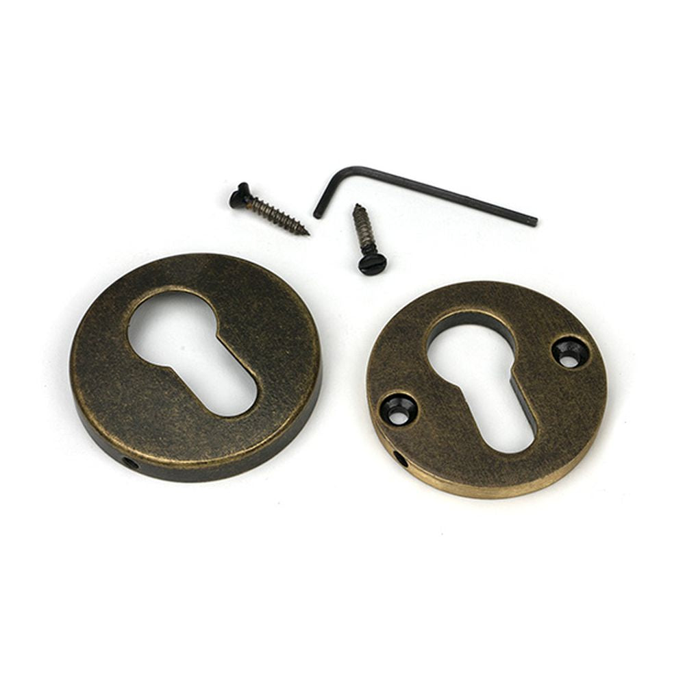 High quality images of the From The Anvil - Burnished Brass 52mm Regency Concealed Escutcheon | Sku. Anvil-52605 | available to order from Trade Door Handles, quick delivery at discounted prices.