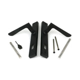 High quality images of the From The Anvil - Matt Black Eaton Slimline Lever Espag. Lock Set | Sku. Anvil-52606 | available to order from Trade Door Handles, quick delivery at discounted prices.