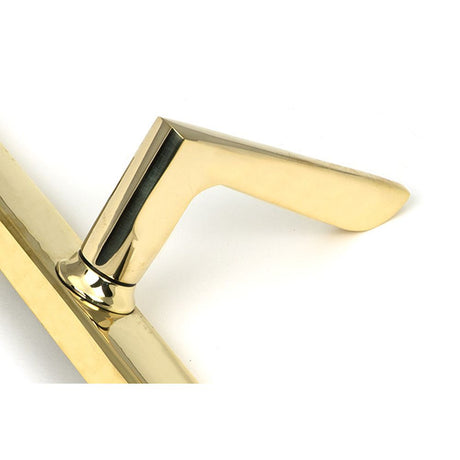 High quality images of the From The Anvil - Polished Brass Eaton Slimline Lever Espag. Lock Set | Sku. Anvil-52607 | available to order from Trade Door Handles, quick delivery at discounted prices.