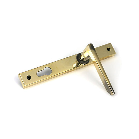 High quality images of the From The Anvil - Aged Brass Eaton Slimline Lever Espag. Lock Set | Sku. Anvil-52608 | available to order from Trade Door Handles, quick delivery at discounted prices.